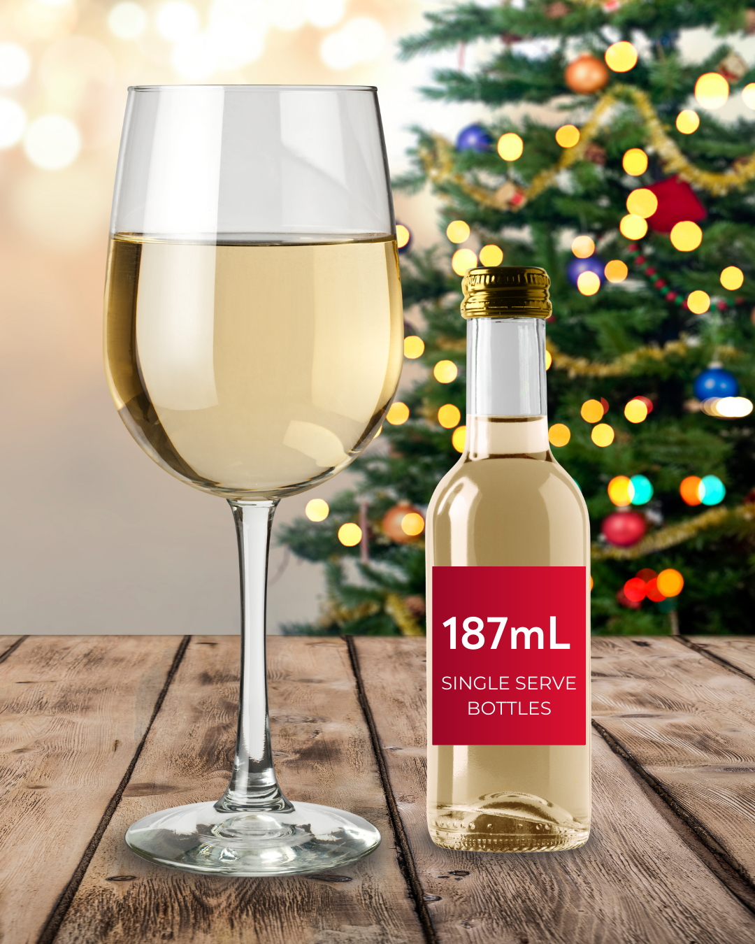 Wine Advent calendars use 187 mL wine bottles