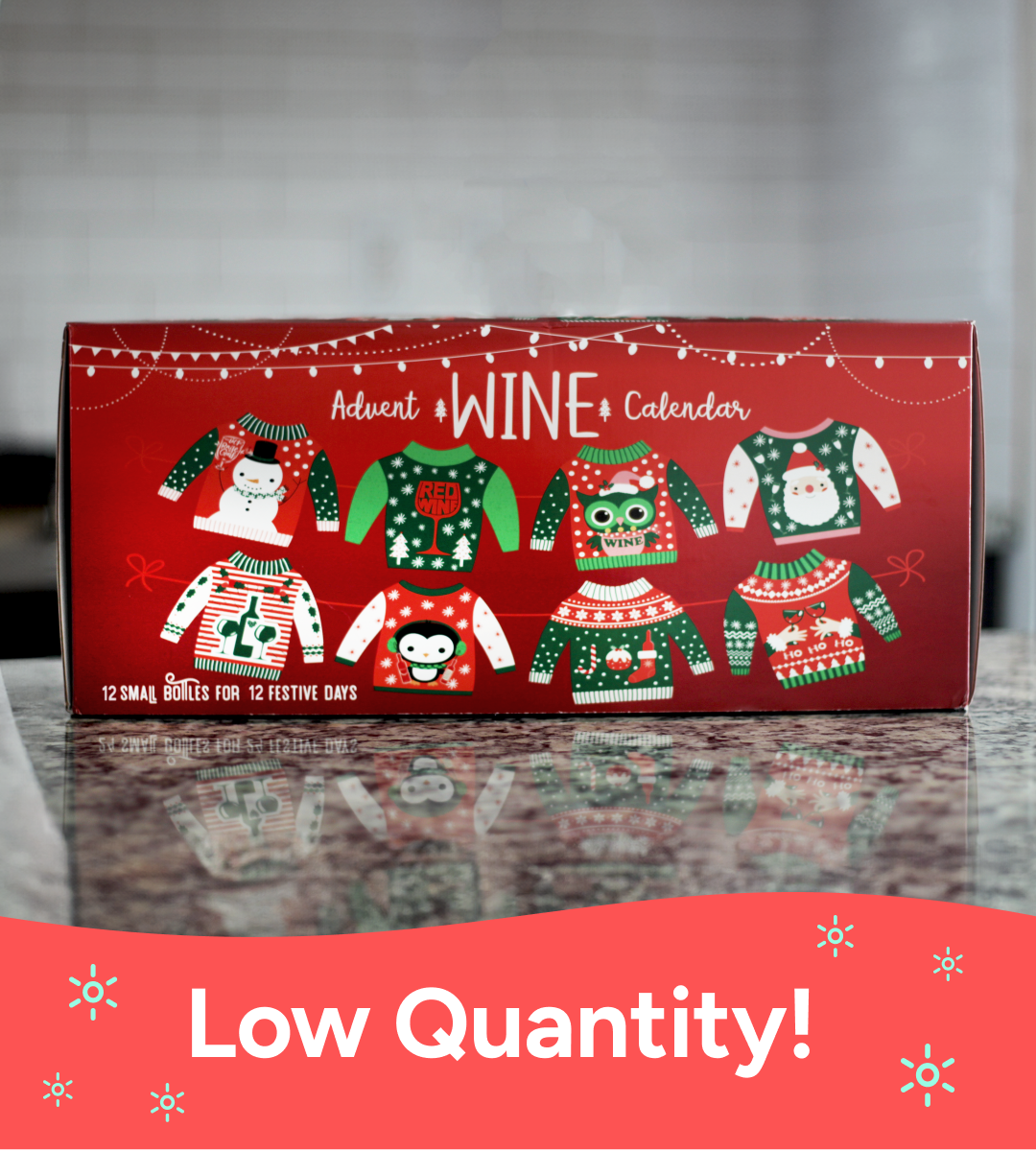 Wine Advent Calendars available in 12 or 24 packs make the perfect gift for hard to shop for people on your list, they are great for experienced wine drinkers and beginners alike with tasting notes included on each wine variety with profiles and food pairing suggestions