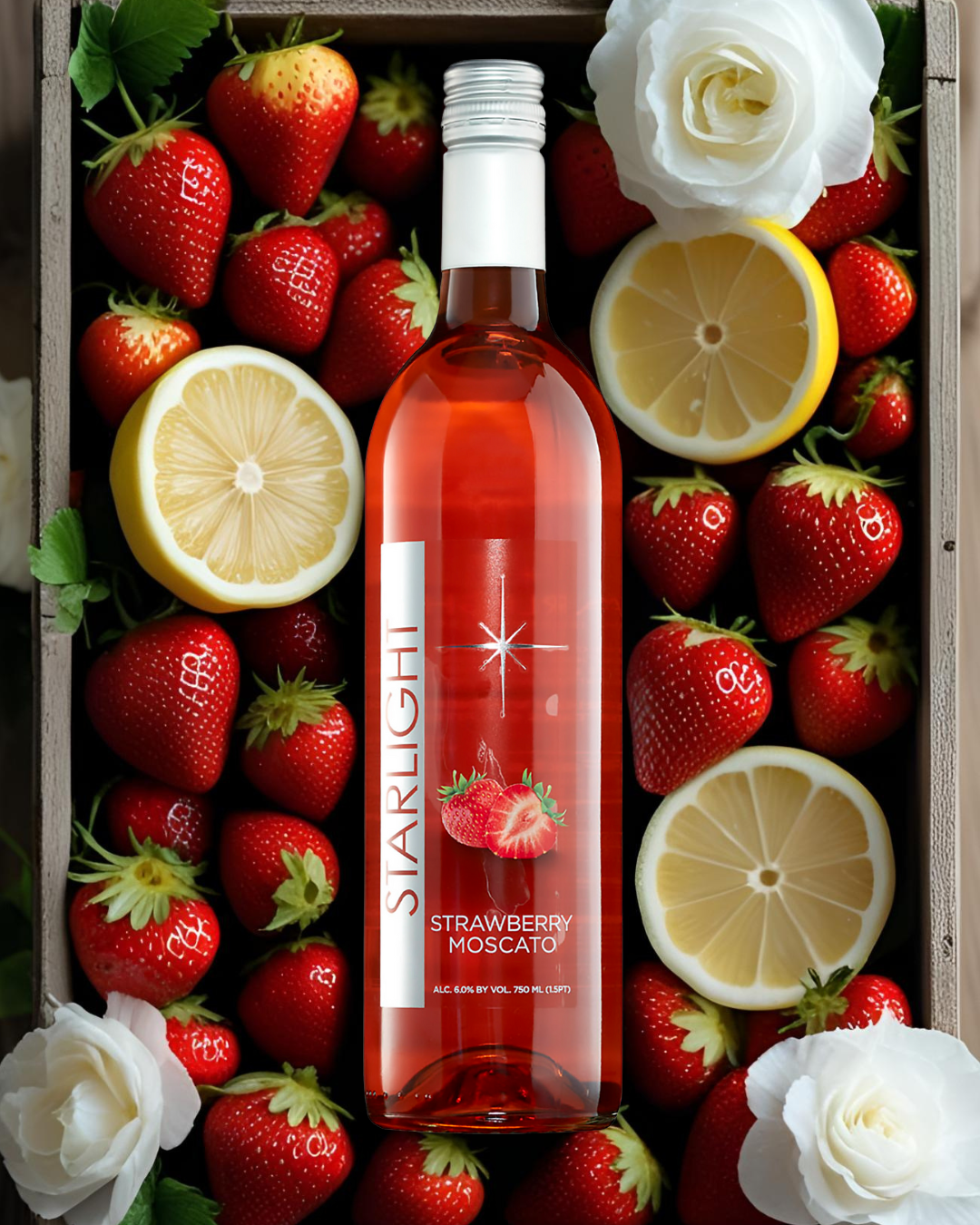 Strawberry Low-Calorie Moscato by Starlight