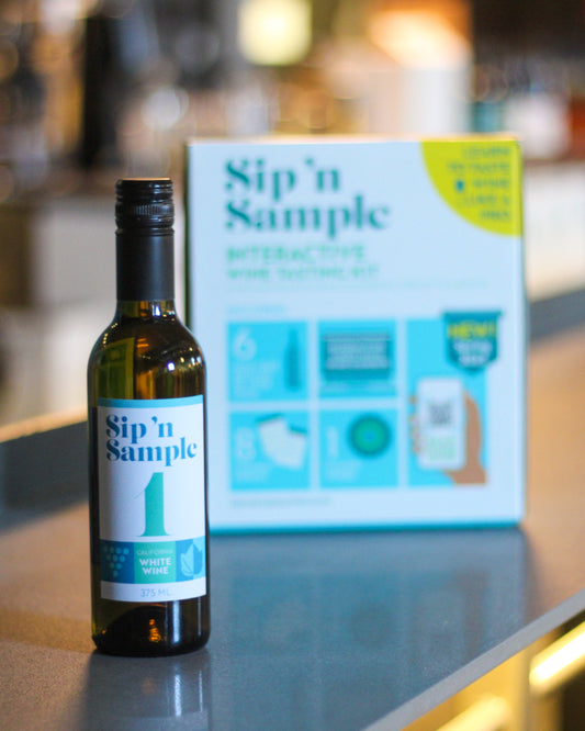 Sip 'n Sample Interactive Wine Sample Box. Great gift.