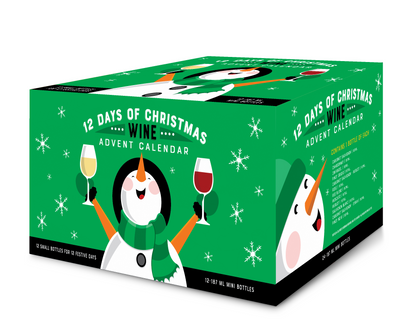 Joyful Snowman Advent Calendar | 12-Pack