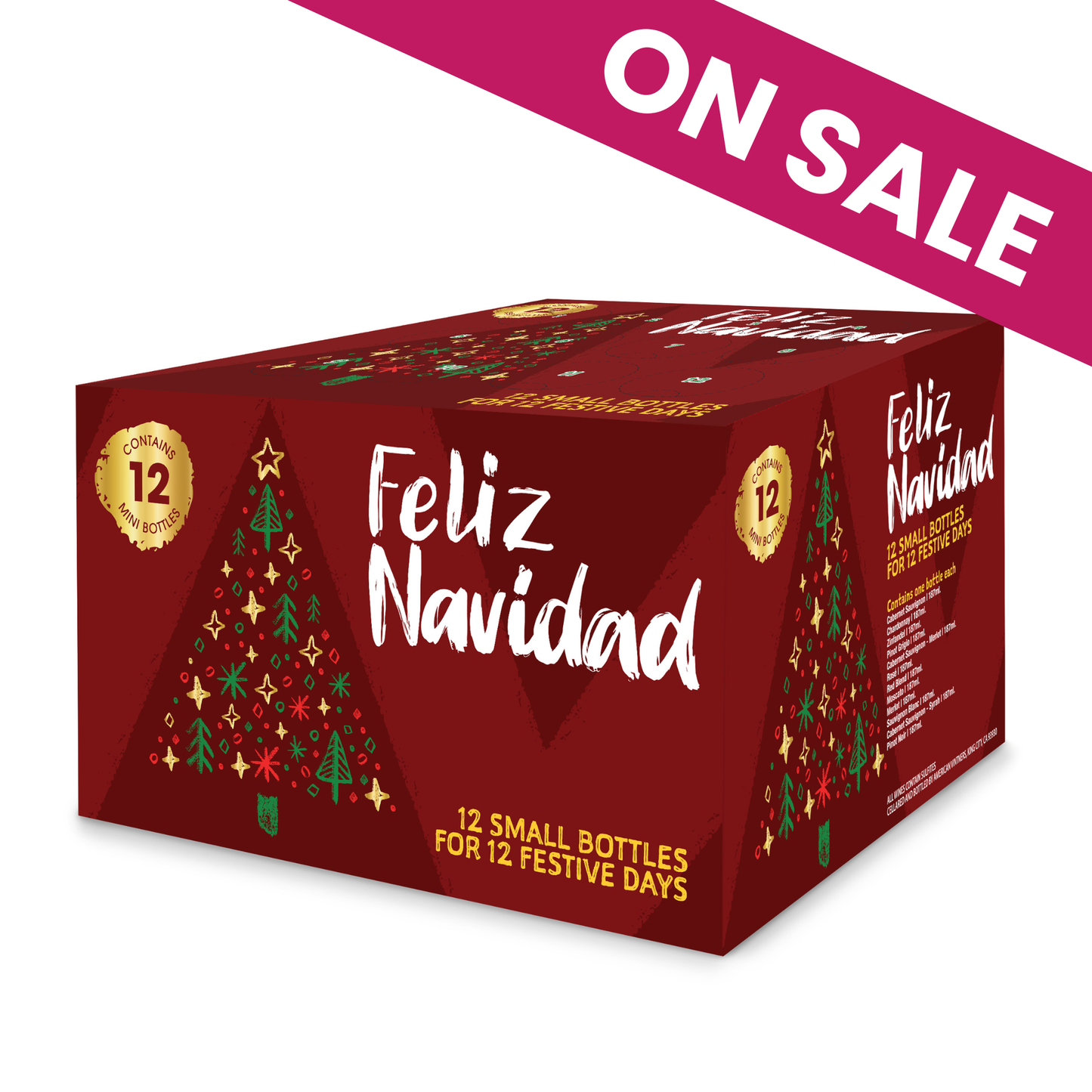Buy at a discount! Wine Advent calendar for 24 Days of Christmas Wine is the perfect way to countdown to Christmas with 12 varieties of wine to share or enjoy yourself or give as a gift to your boss, friends, family, or neighbors. Great Holiday gift idea 2025