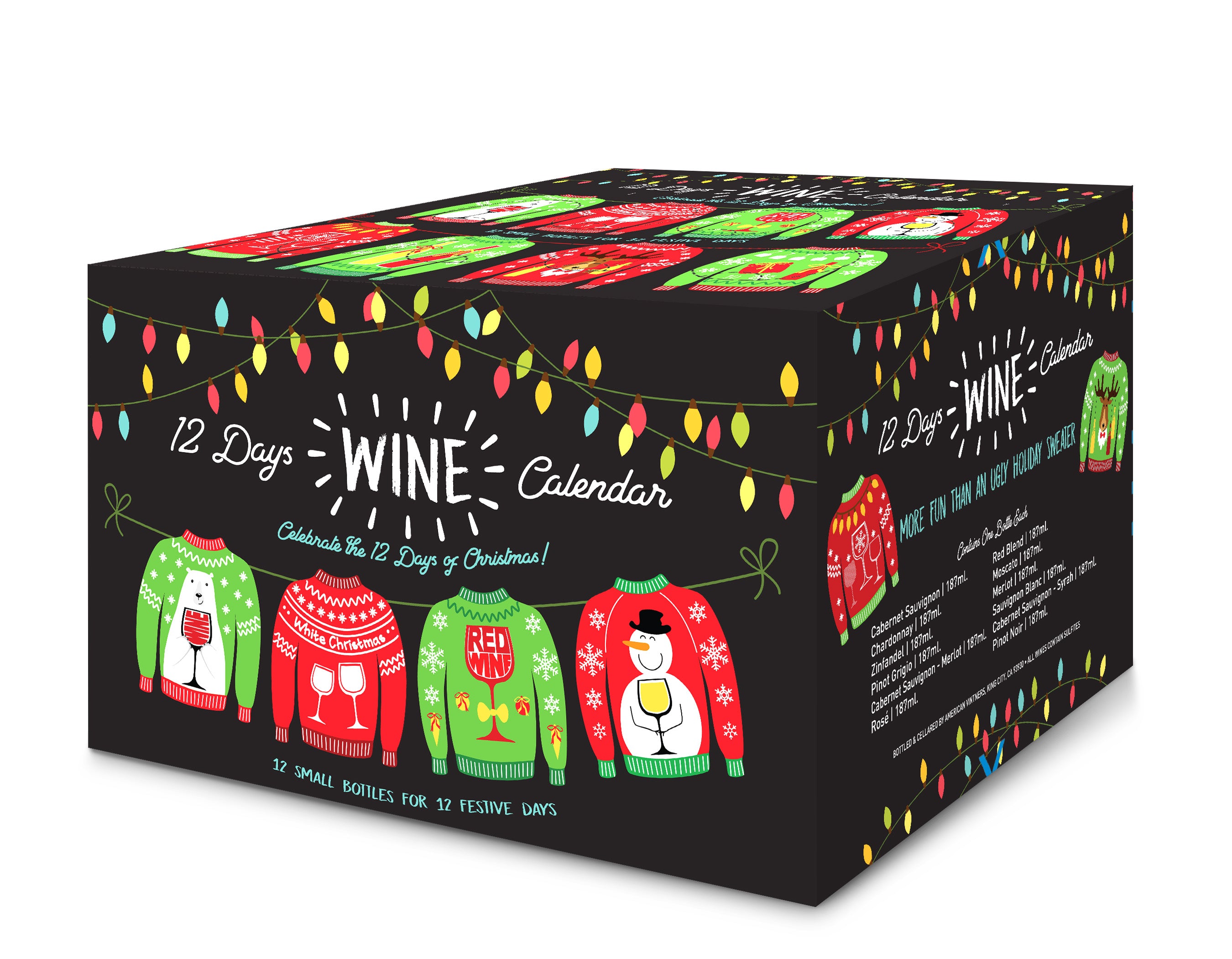 Holiday Sweater Wine Advent Calendar | 12-Pack
