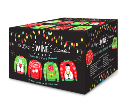 Holiday Sweater Wine Advent Calendar | 12-Pack