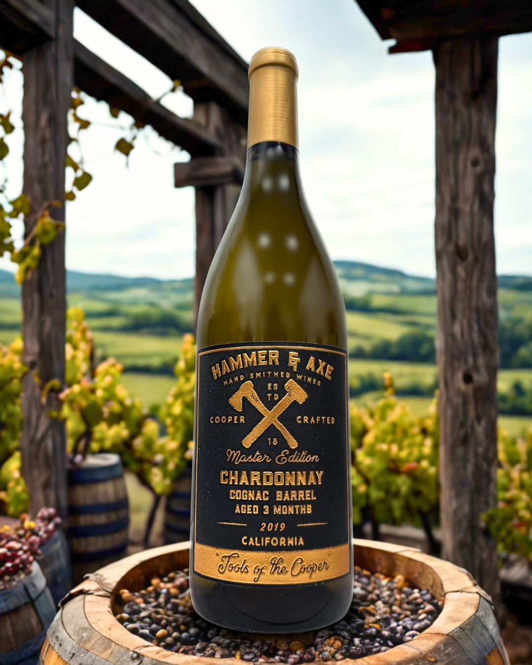 Hammer & Axe, Cognac Barrel Aged Chardonnay