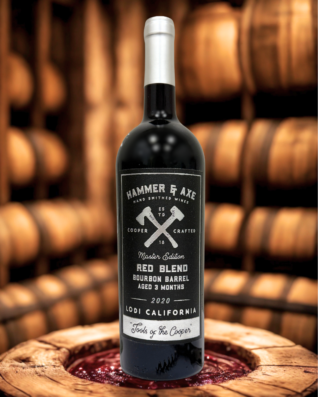 Hammer & Axe, Bourbon Barrel Aged Red Blend