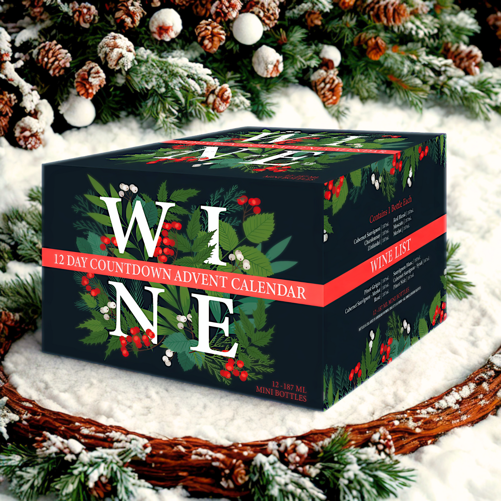 Holiday Bouquet Wine Calendar | 12-Pack