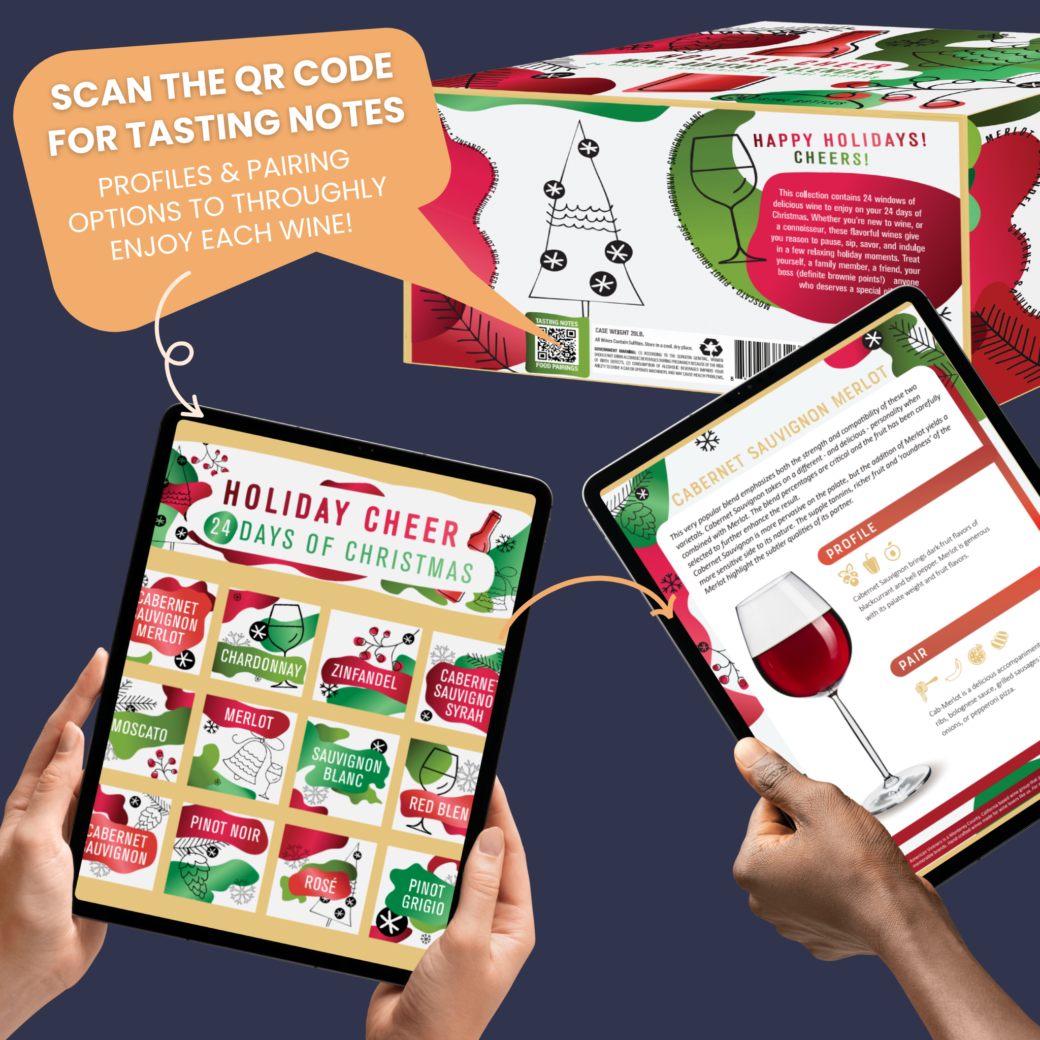 Holiday Cheer Advent Calendar | 12 or 24-Pack