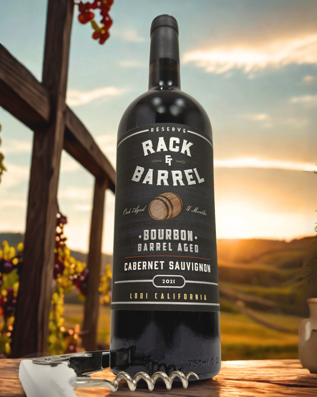 Rack & Barrel, Bourbon Barrel Aged Cabernet Sauvignon