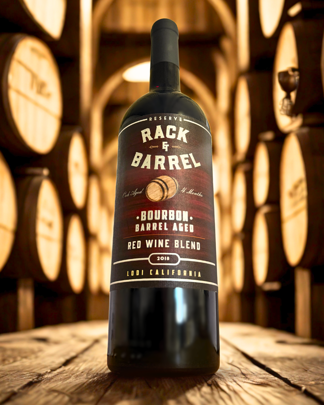Rack & Barrel, Bourbon Barrel Aged Red Blend