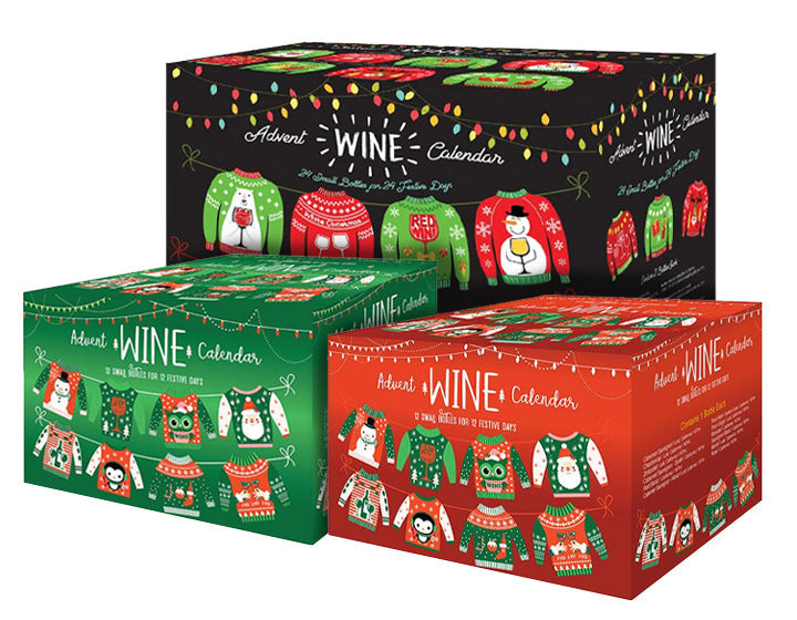 Holiday Sweater Wine Advent Calendar | 12-Pack