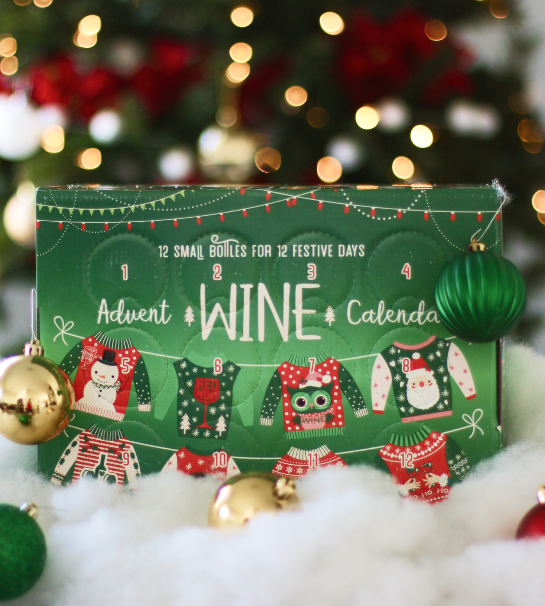 Holiday Sweater Wine Advent Calendar Sip and Savor Wines