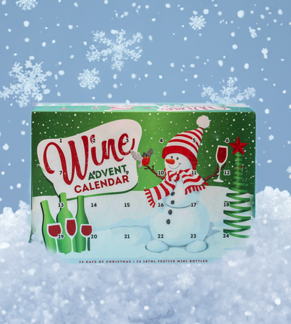 Happy Snowman Wine Advent Calendar | 24-Pack