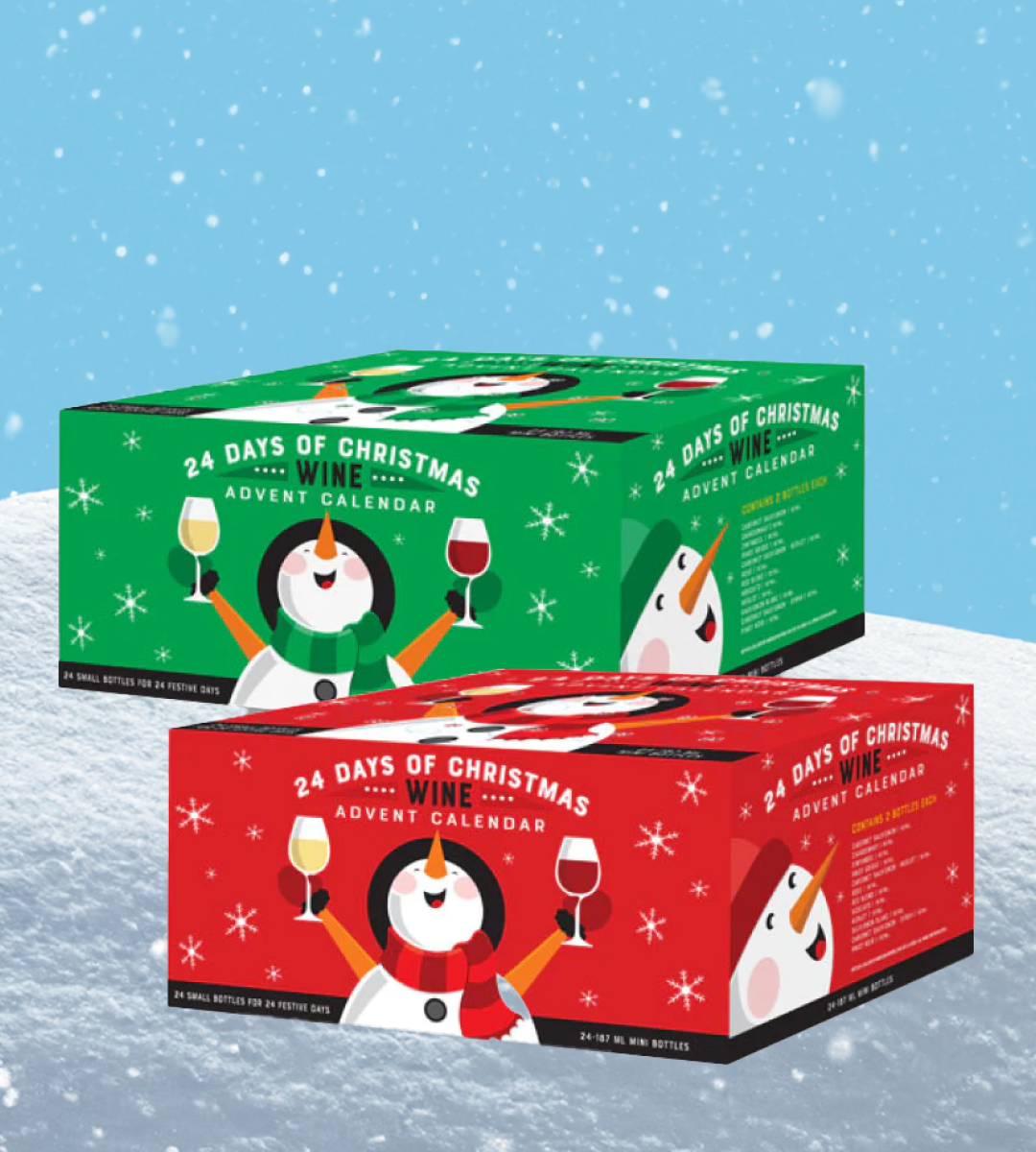 24 Half Bottles Wine Advent Calendar