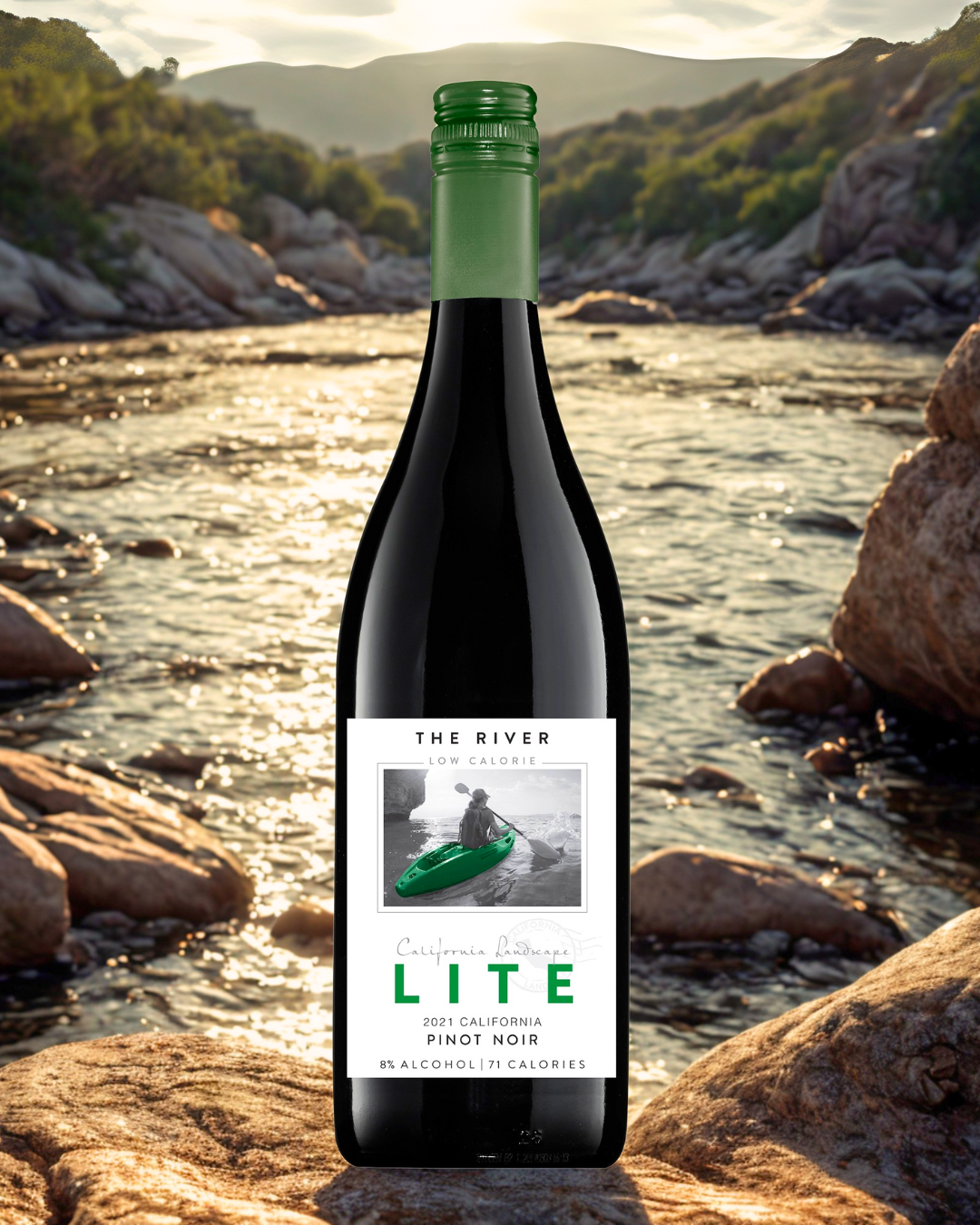 The River, Low-Calorie Pinot Noir by California Landscape LITE