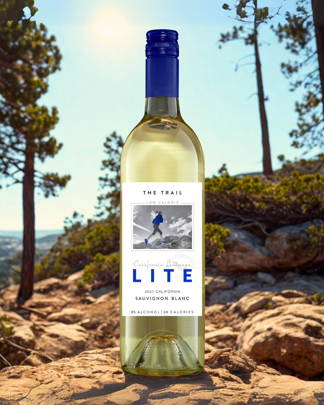 The Trail, Low-Calorie Sauvignon Blanc by California Landscape LITE