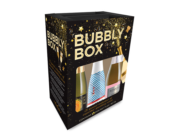 Bubbly Box Sparkling Wine 6 Pack - Black