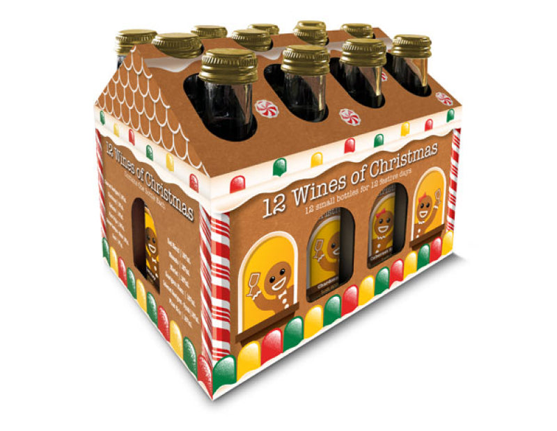 Gingerbread House Wine Calendar 12-Pack