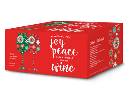 Joy, Peace, and Wine Advent Calendar | 24-Pack